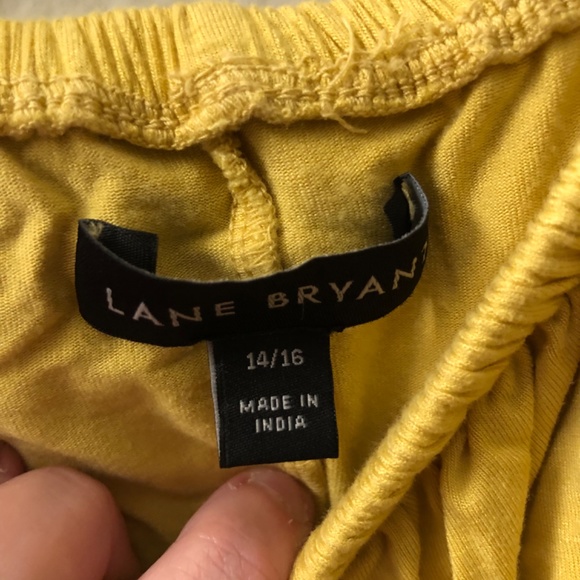 Lane Bryant Off the Shoulder Yellow Ombré dress - Picture 3 of 3